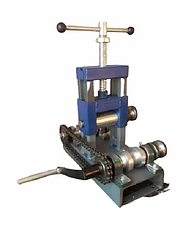 Трубогиб профілегиб 80×80×2мм з виносними валами під круглу трубу трубозгинальний верстат