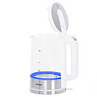 Електрочайник Mesko MS 1301 w- 1,7 л, 2200 Вт, терморегулятор, LED-підсвічування, функція підтримки температури, фото 8