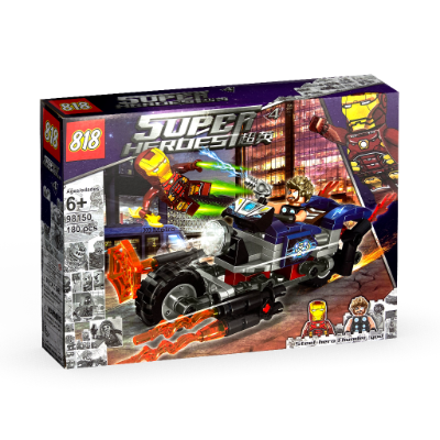 Конструктор Marvel Месники, Залізна Людина Vs Хлист (180 дет.) 98150-1