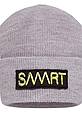 Модна дитяча шапка для хлопчика з вишивкою SMART BARBARAS Польща WV15/0B Сірий 54-56 см, фото 3