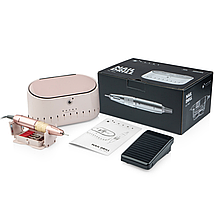 Фрезер для манікюру BUCOS Nail Drill X3 Pro Light Pink 65 Вт і 35000 об/хв, пудрово-рожевий, фото 6