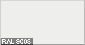Гладкий лист 0,7 глянцевий Китай, (1250х2000) Сигнальний білий, фото 1