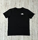 Чоловіча футболка The North Face чорна спортивна бавовняна літня Теніска Зе Норт фейс спортивна на літо, фото 2