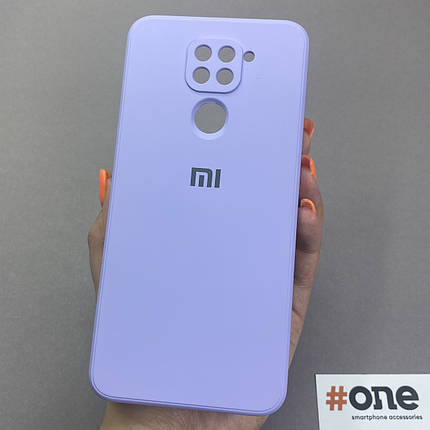 Чохол для Xiaomi Redmi Note 9 матовий з мікрофіброю чохол на телефон сяомі редмі нот 9 бузковий s1q, фото 1