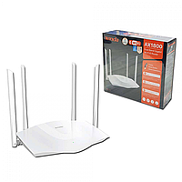 WIFI маршрутизатор TENDA AX180023 белый для дома и офиса мощный, гигабитный вай-фай роутер hjk