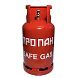 Балон газовий 27 л пропановий (Португалія) + Настільна плита 3 конфорки та Комплект підключення SAFEGAS, фото 6