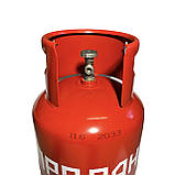 Газовий металевий балон 4,8л, настільна плита 1/2/3 конфорки та Комплект підключення, фото 4
