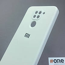 Чохол для Xiaomi Redmi Note 9 матовий з мікрофіброю чохол на телефон сяомі редмі нот 9 білий s1q, фото 4