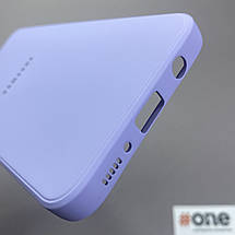 Чохол для Samsung Galaxy A50s матовий з мікрофіброю чохол на телефон самсунг а50с бузковий s1q, фото 4