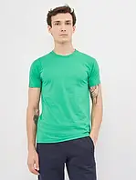 Футболка мужская однотонная, мужская футболка базовая качественная, футболки мужские ярко-зеленый, 3ХЛ