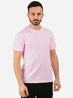 Футболка мужская однотонная, мужская футболка базовая качественная, футболки мужские розовый, 3ХЛ