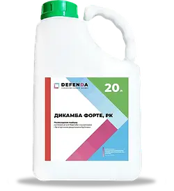Гербіцид Дикамба Форте диметиламінної солі, 120 г/л, пшениця, ячмінь, кукурудза