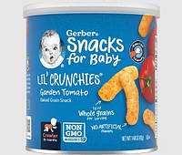 Gerber, Lil' Crunchies, для малюків від 8 місяців, палички зі смаком садових помідорів, 42 г