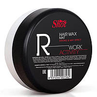Воск сильной фиксации и матовым эффектом Shot Work Activity Hair Wax Mat R 100мл
