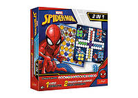 Настольная игра Trefl Лудо 2 в 1. Марвел: Человек-паук (Ludo 2 in 1: Marvel. Spider-Man) (02419)