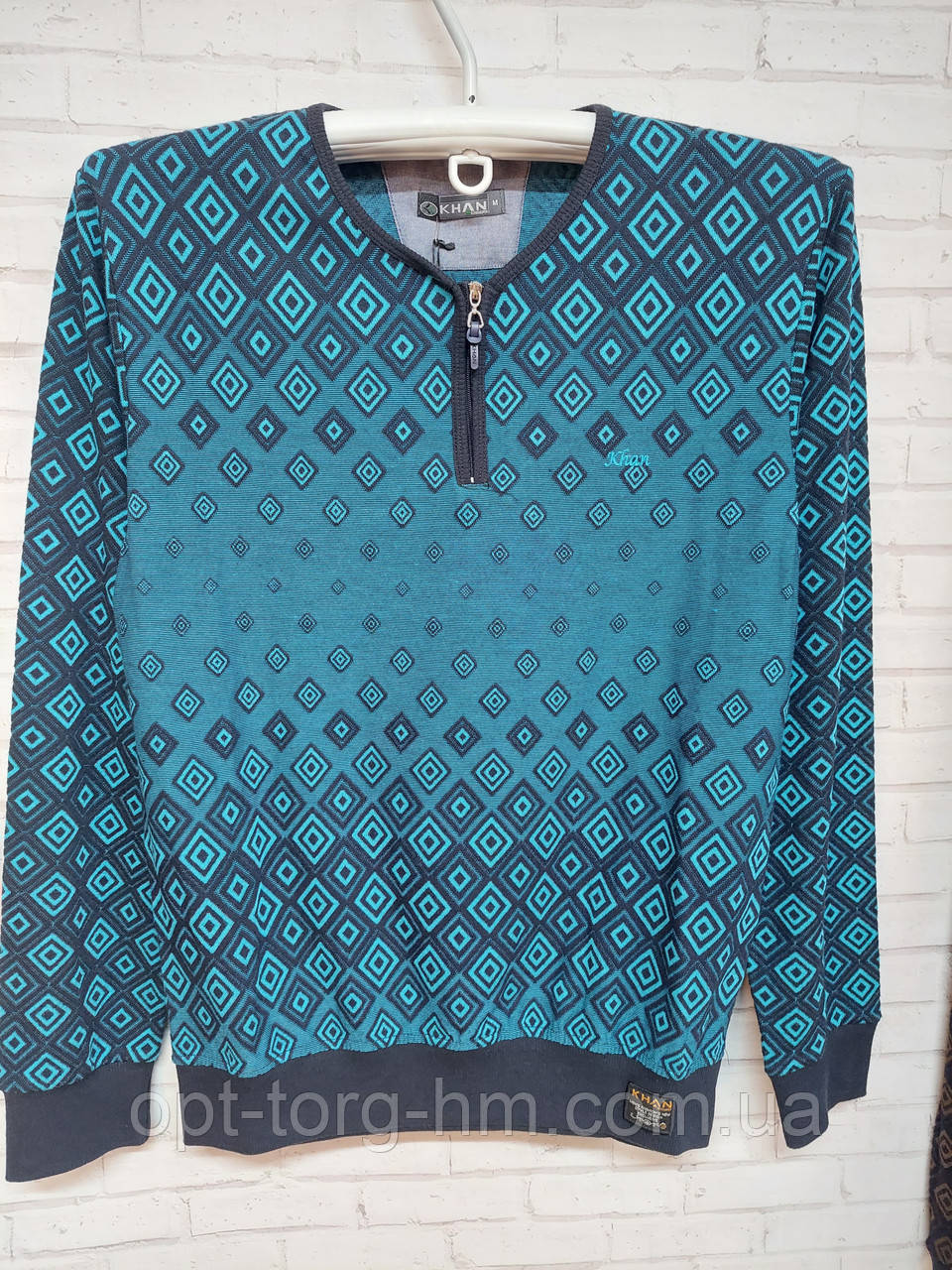 Чоловічий батник М (жакард), фото 1