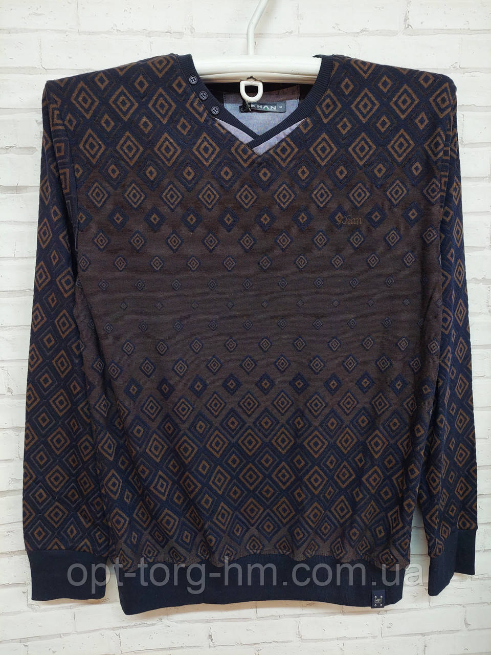 Чоловічий батник M (жакард), фото 1