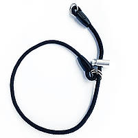 Нашийник-контролер для собак від 7 до 30 кг. Dog Walking 70 см 8 мм чорний / Ривковий зашморг для собаки, фото 3