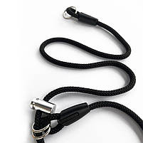 Нашийник-контролер для собак від 2 до 12 кг.  Dog Walking 60 см 7 мм чорний / Ривкова зашморг для собаки, фото 2