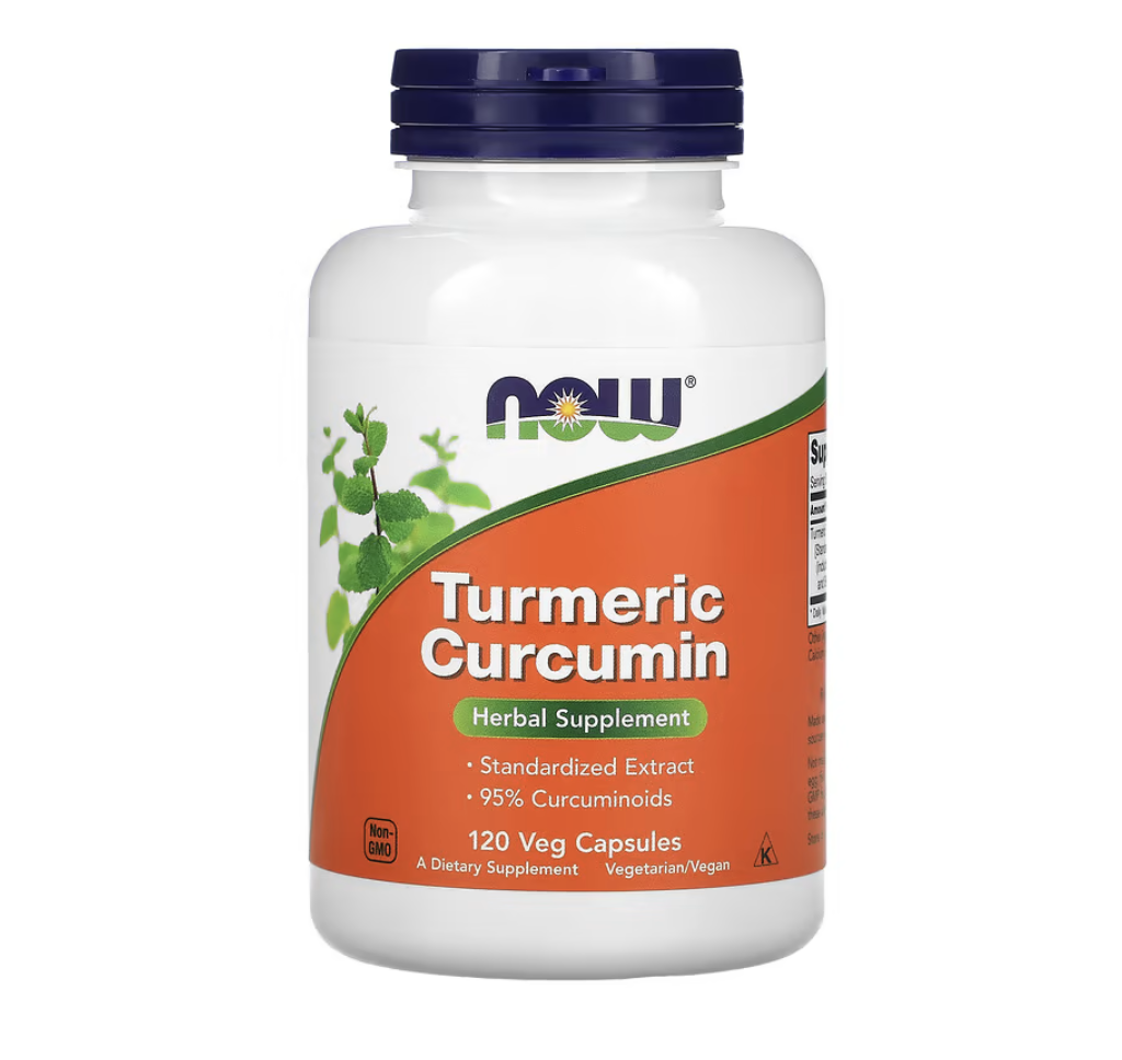 Купити Turmeric Curcumin 120 капсул NOW Foods (Куркума та куркумін