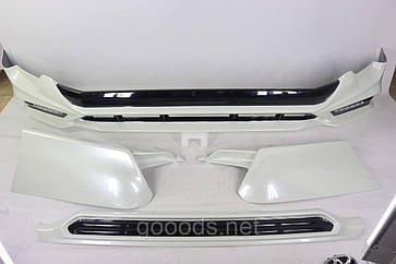 Обвіс TRD на Toyota Prado 150 (17-20),(передній+задній) білий