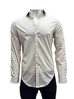 Чоловіча класична сорочка Calvin Klein, еластична, приталена в клітинку, розмір 15 (34-35)