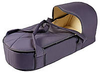 Люлька переноска для немовлят на виписку Babyroom з твердим дном темно сіра графітова Україна