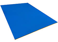Мат спортивний ППЕ ПЛ 20мм 1х1.5м Жовто-Синій, фото 2