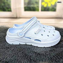 Сабо крокси жіночі піна світло-блакитні Даго Стиль, фото 5