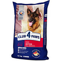 Корм для собак Клуб 4 лапы Premium Актив 14 кг