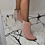 Шкіряні черевики ADAMS на шпильці, фото 5