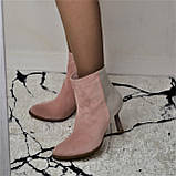 Шкіряні черевики ADAMS на шпильці, фото 4