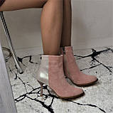 Шкіряні черевики ADAMS на шпильці, фото 9