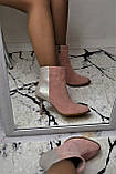 Шкіряні черевики ADAMS на шпильці, фото 8
