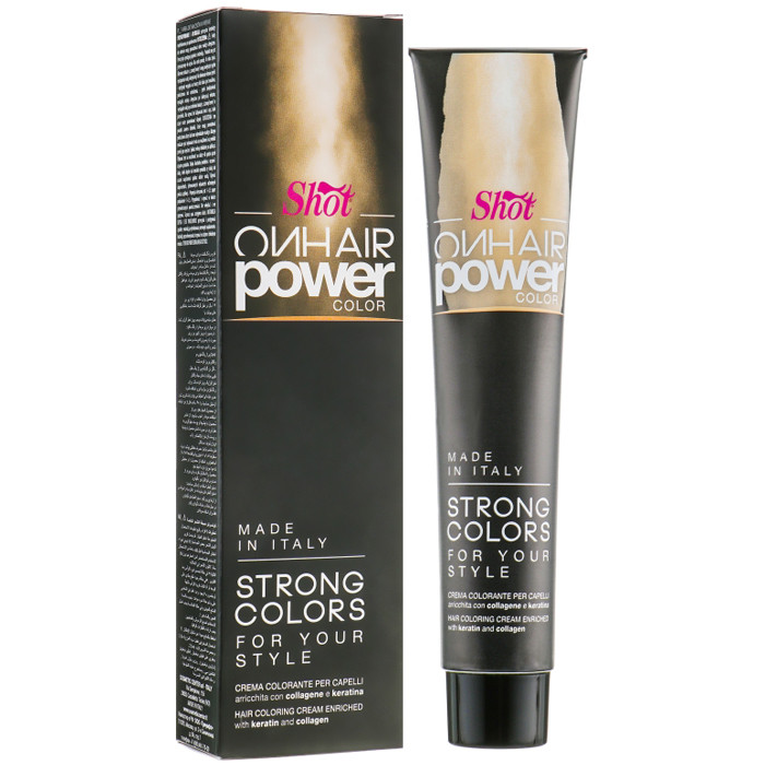 Крем-фарба для волосся Shot On Hair Power Color Синій, фото 1