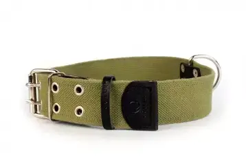 Нашийник для собак брезент, бавовняна тісьма,  довжина 56-71 см, ширина 45 мм