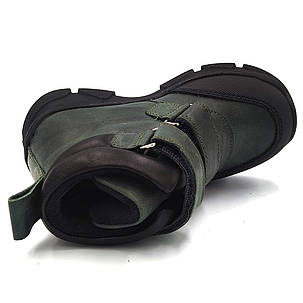 Дитячі ортопедичні черевики Ortomedica 364-07 профілактичні зелені, фото 2