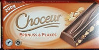 Шоколад Choceur Erdnuss & Flakes 200 г.