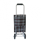 Сумка на колесах складна Тачка Кравчучка з металевими колесами, фото 3