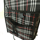 Сумка на колесах складна Тачка Кравчучка з металевими колесами, фото 7