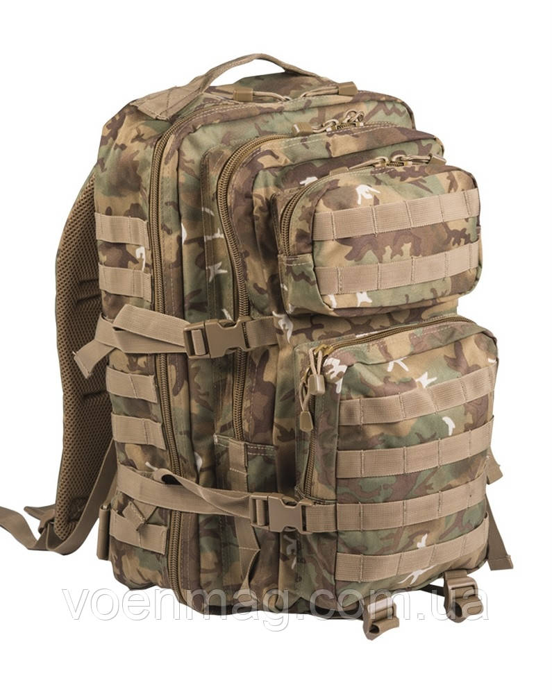 Тактичний рюкзак Mil-Tec Assault 36 л.Woodland-Arid, новий