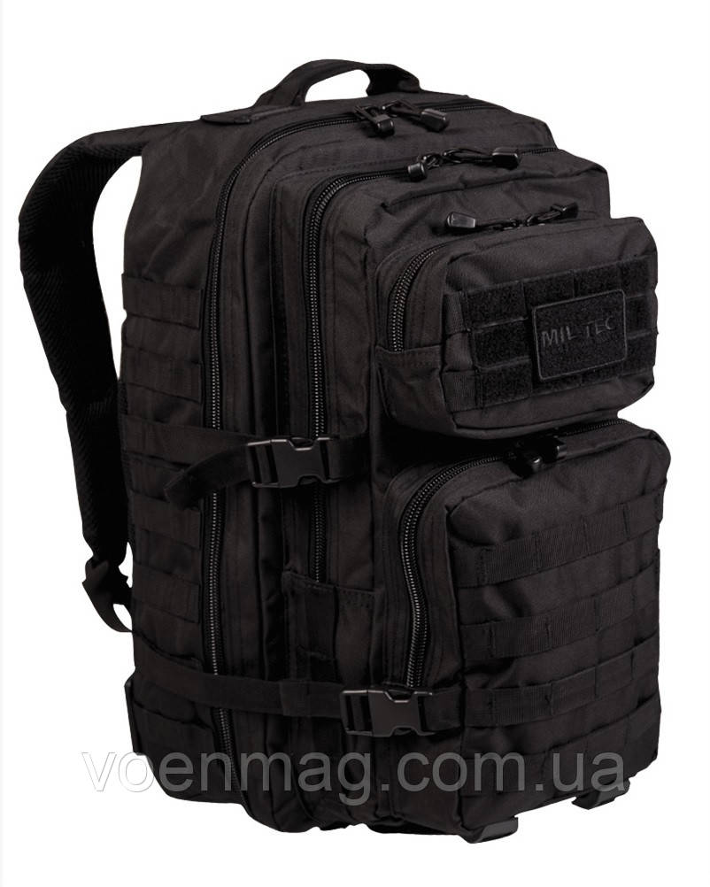Тактический рюкзак Mil-Tec Assault 36 л. Черный, новый - фото 1 - id-p1771747729