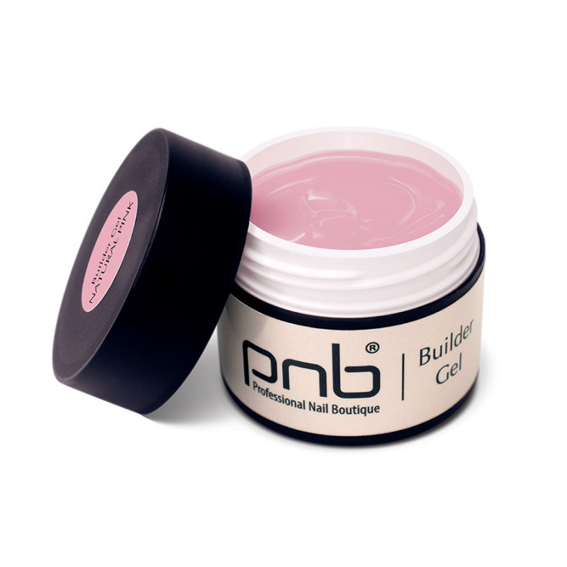 UV/LED Builder Gel, Natural Pink Гель для моделювання натурально рожевий 50 мл, фото 1