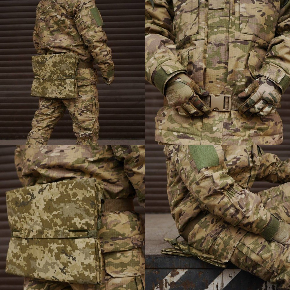 Тактическая Армейская Полевая Сидушка Каремат для Сидения — Купить ...