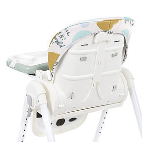 Стільчик для годування Bambi M 5673-12 Light Blue (регулювання висоти, нахилу спинки, підніжки, столика), фото 5
