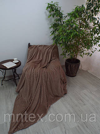 Пледи мікрофібра велсофт Кубик, фото 3