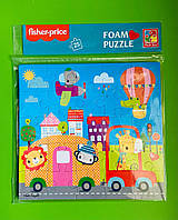 Игра ВладиТойс Мягкие пазлы (VT1109-05) 22х23 Fisher Price Город (англ)