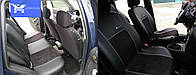 Авто чехлы Peugeot 406 (1995-2005) Pok-ter Exclusive екокожа с черной вставкой алькантары