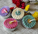 Комплект для домашнього кадіння: кадильниця з підставкою, павучок, ладан і свічка, фото 3