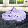 Сабо крокси жіночі м'яка піна фіолетові Прогрес Україна, фото 6